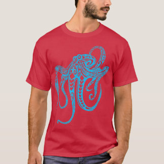 Tribal Octopus - Polynesischer Stamm - Oktopus T-Shirt