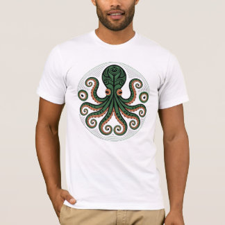 Tribal-Oktopus-Ozean-T-Shirt T-Shirt