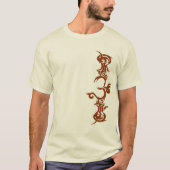 Tribal-Om-T - Shirt auf leichten Shirts (Vorderseite)