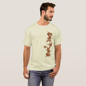 Tribal-Om-T - Shirt auf leichten Shirts (Vorne ganz)