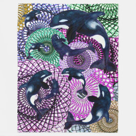 Tribal Orca Fleecedecke