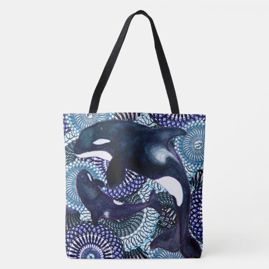 Tribal Orca Tasche (Vorderseite)