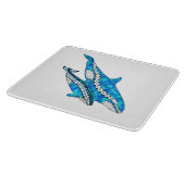 Tribal Orca Whales Schneidebrett (Ecke)