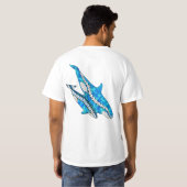 Tribal Orca Whales T-Shirt (Schwarz voll)
