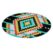 Tribal Original Round Glass Cutting Board Schneidebrett (Ecke)