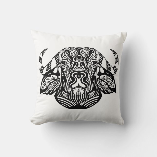 Tribal Ox Kissen (Vorderseite)
