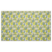 Tribal Paisley Pattern Lemon Yellow Turquoise Stoff (Fat Quarter (45,7 x 55,9 cm))
