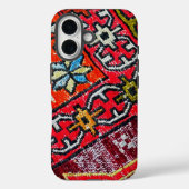 Tribal Patchwork Red Kilim Pattern Phone Case (Rückseite)