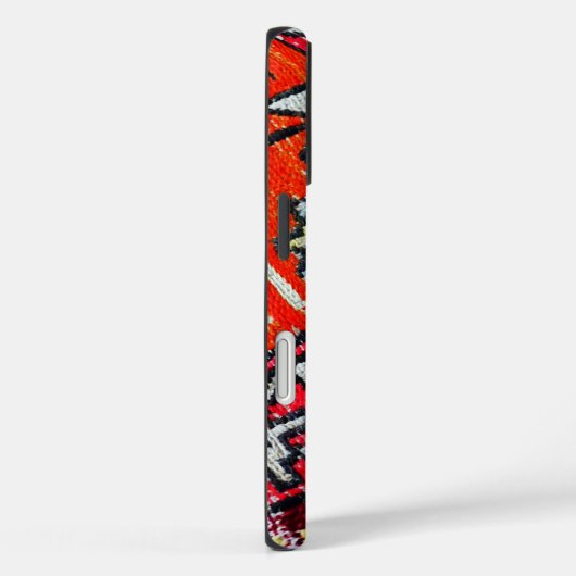Tribal Patchwork Red Kilim Pattern Phone Case (Rückseite / Rechts)