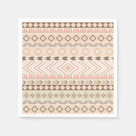 Tribal Pattern Native American Southwest Napkin Serviette (Vorderseite)