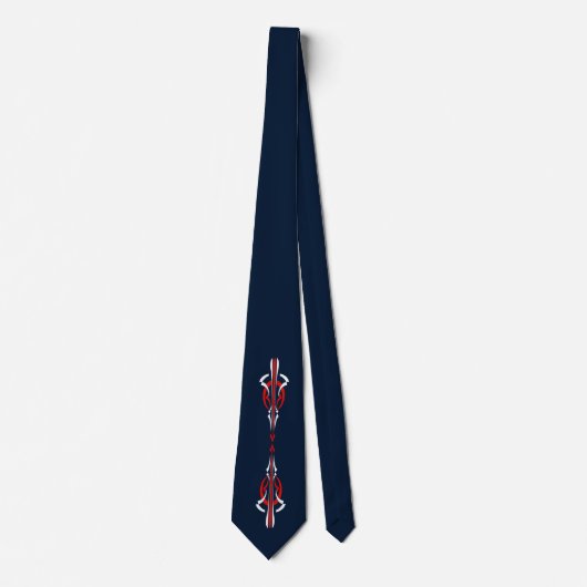 Tribal Pattern Necktie Krawatte (Vorderseite)