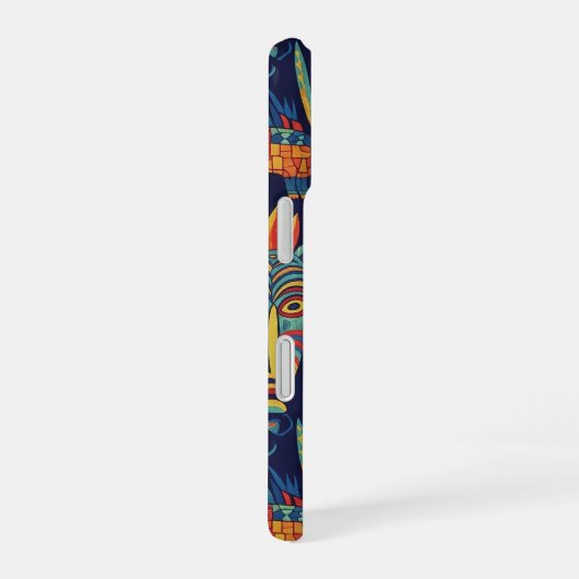 Tribal Patterns iPhone 16 Hülle (Rechte Seite)