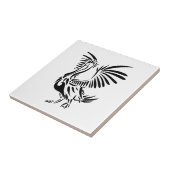 Tribal Pelican Art Fliese (Seite)