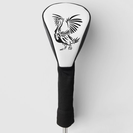 Tribal Pelican Art Golf Headcover (Vorderseite)