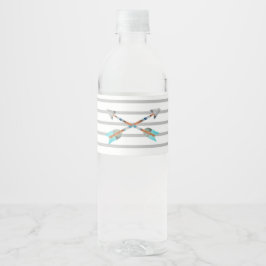 Tribal Pfeil Wild ein Wasser Flaschenlabel Wasserflaschenetikett