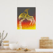 Tribal Phoenix Poster (Küche)
