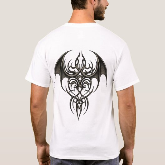 Tribal Phoenix Wings T-Shirt (Rückseite)