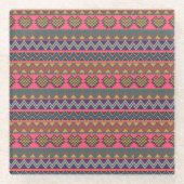 Tribal Pop Untersetzer - Bold Boho Geometric (Vorderseite)