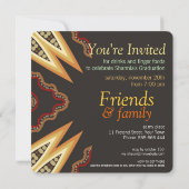 Tribal Power Ansammlung Abschluss Einladung (Rückseite)