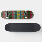 Tribal Print Skateboard (Horizontal)