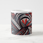 Tribal Prints Jumbo-Tasse (Vorderseite)