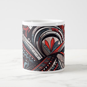 Tribal Prints Jumbo-Tasse