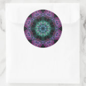 Tribal Psychedelic Geometric Art Sticker (Tasche)