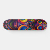 Tribal psychedelic totem 7 3/4" Skateboarddeck (Horizontal)