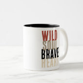 Tribal Queen Wild Soul Two-Tone Coffee Mug Zweifarbige Tasse (VorderseiteRechts)