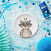 Tribal Raccoon Paper Teller Wild one Woodland Boho (Party)