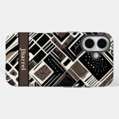 Tribal Retirement Gifts for African American Dad Case-Mate iPhone Hülle (Rückseite (Horizontal))