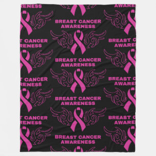 Tribal Ribbon...Brustkrebs Fleecedecke