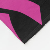 Tribal Ribbon...Brustkrebs Fleecedecke (Ecke)