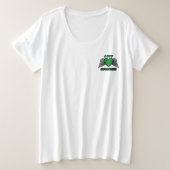 Tribal Ribbon...C Diff Große Größe T-Shirt (Design vorne)