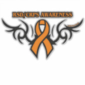 Tribal Ribbon...RSD/CRPS Aufkleber (Vorderseite)