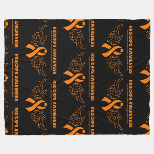 Tribal Ribbon...RSD/CRPS Fleecedecke (Vorderseite (Horizontal))