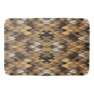TRIBAL RUSTIC TRIANGULAR PATTERN BADEMATTE