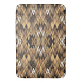 TRIBAL RUSTIC TRIANGULAR PATTERN BADEMATTE (Vorderseite Vertikal)