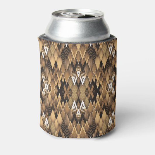 TRIBAL RUSTIC TRIANGULAR PATTERN DOSENKÜHLER (Kanne Rückseite)