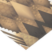 TRIBAL RUSTIC TRIANGULAR PATTERN KURZER TISCHLÄUFER (Ecke)