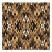 TRIBAL RUSTIC TRIANGULAR PATTERN POSTER (Vorderseite)