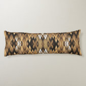 TRIBAL RUSTIC TRIANGULAR PATTERN SEITENSCHLÄFERKISSEN (Rückseite)