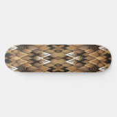 TRIBAL RUSTIC TRIANGULAR PATTERN SKATEBOARD (Horizontal)