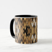 TRIBAL RUSTIC TRIANGULAR PATTERN TASSE (Vorderseite Links)