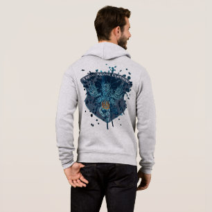 Tribal-Rüstung-Drache-Farbspritzer-Design-Hoodie Hoodie