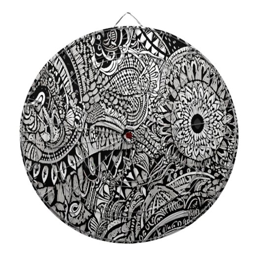 Tribal s/w dartscheibe (vorne)