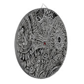 Tribal s/w dartscheibe (Vorderseite Links)