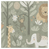 Tribal Safari Dschungel ID1260 Stoff (Nahaufnahme)