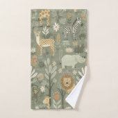 Tribal Safari Jungle ID1260 Badhandtuch Set (Handtuch)
