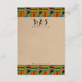 Tribal Safari Party Einladung/UAWG individuell anp RSVP Karte